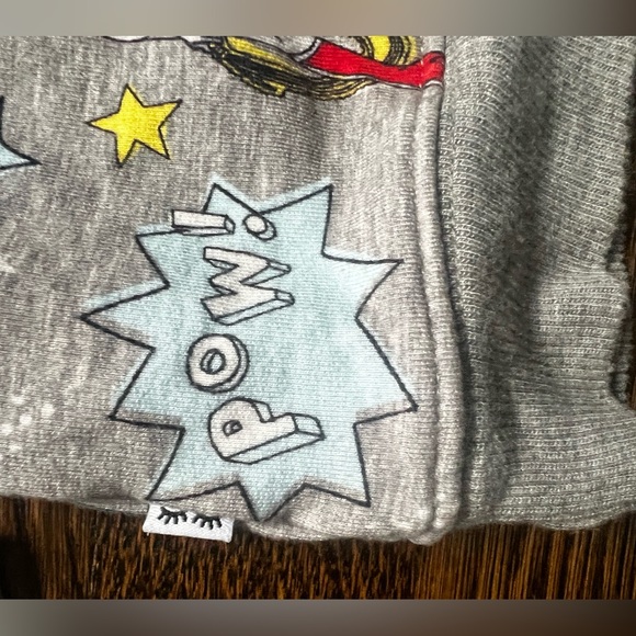 Little Sleepies Play Collection Justice League Super Heroes Sweatshirt size 7 - Picture 5 of 5